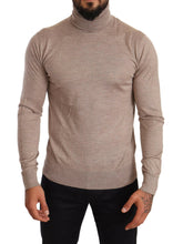 Dolce & Gabbana Beige Cashmere Turtleneck Pullover Sweater -   -  Dolce & Gabbana.